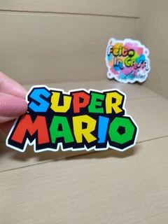 Adesivo Logo Super Mario