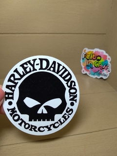 Adesivo Harley Davidson Caveira