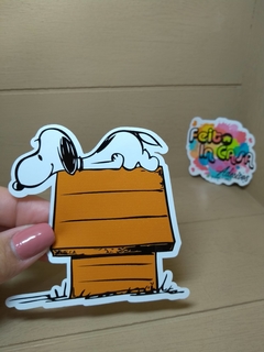 Adesivo Snoopy na casinha