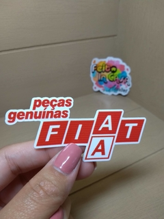 Adesivo Peças Genuínas Fiat