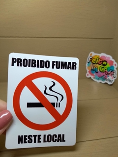 Adesivo Proibido Fumar