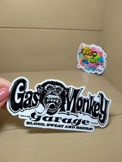 Adesivo Gas Monkey Comprido