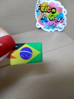 Adesivo Resinado Tarjeta de Placa Brasil Alemanha