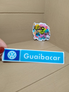 Adesivo Resinado Concessionária Guaibacar Volkswagen