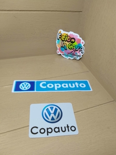 2 Adesivos Internos Concessionária Volkswagen Copauto