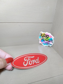 Adesivo Cromado Ford