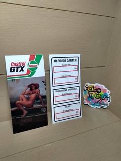 Cartão Modelos de época Troca de óleo Castrol GTX - comprar online