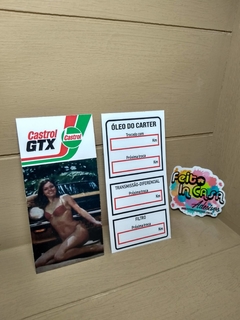 Cartão Modelos de época Troca de óleo Castrol GTX Modelo 2 - comprar online