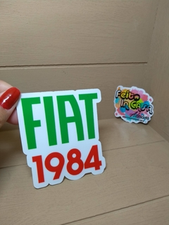 Adesivo Interno Ano 1984 Fiat