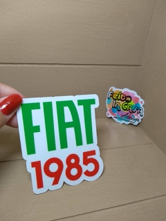 Adesivo Interno Ano 1985 Fiat