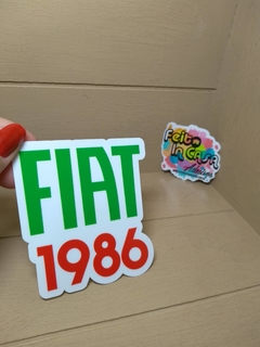 Adesivo Interno Ano 1986 Fiat