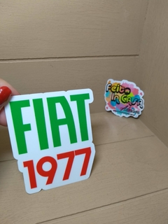 Adesivo Interno Ano 1977 Fiat