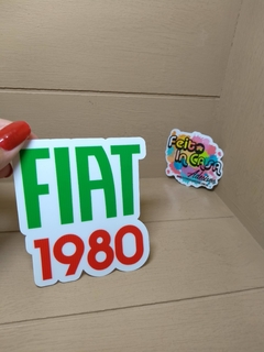 Adesivo Interno Ano 1980 Fiat