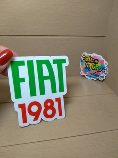 Adesivo Interno Ano 1981 Fiat