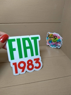 Adesivo Interno Ano 1983 Fiat