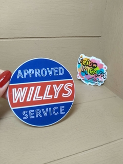 Adesivo Approved Willys Service