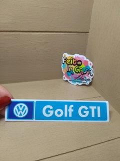 Adesivo Concessionária Volkswagen Golf GTI