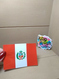Adesivo Bandeira do Peru