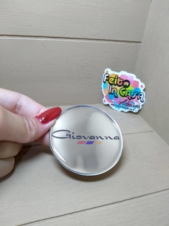 Adesivo Resinado Center Cap Cromado Roda Giovanna - comprar online