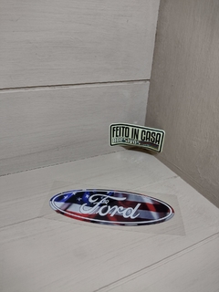 Adesivo Resinado Ford USA 10cm - comprar online