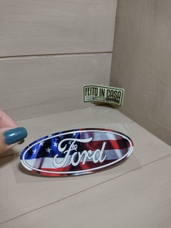 Adesivo Resinado Ford USA 10cm