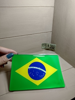 Adesivo Resinado Bandeira Brasil