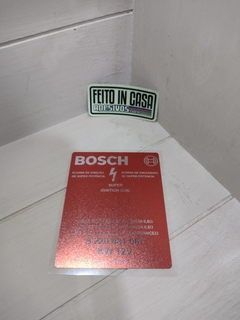 Adesivo Bobina Bosch Vermelho