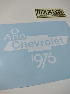 Adesivo Interno Chevrolet O Ano 1975 - comprar online