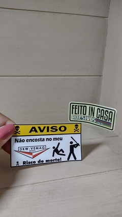 Adesivo Não encoste no meu DKW