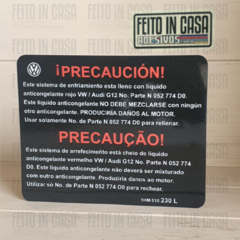 Kit Completo Adesivos Golf Mk3 Cofre Motor Capô Volkswagen Época