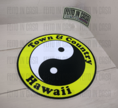 Adesivo Interno Town e Country Hawaii 12cm