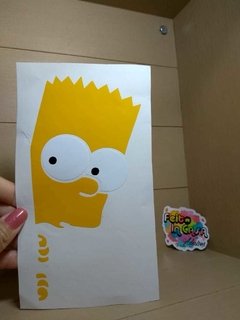 Adesivo em Recorte Bart Simpson