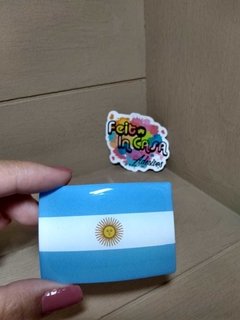 Adesivo Resinado Bandeira da Argentina