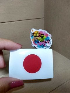 Adesivo Resinado Bandeira da Japão
