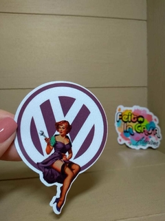 Adesivo Pinup Volkswagen