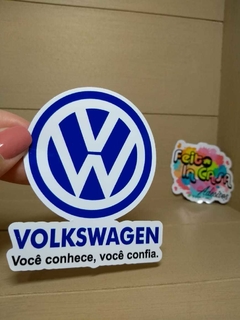 Adesivo Volkswagen Você conhece, você confia