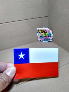 Adesivo Bandeira do Chile