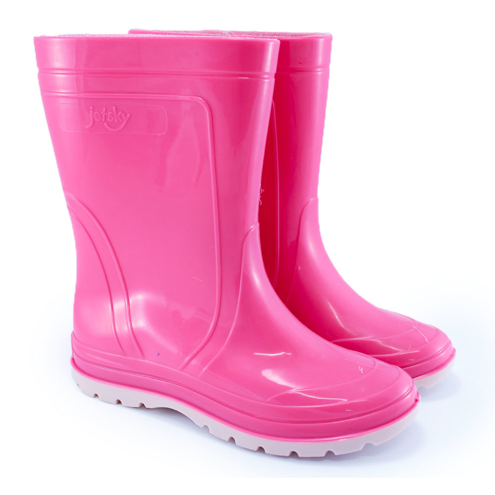 Bota de borracha infantil rosa outlet