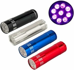 Mini lanterna portátil bateria led ultra violeta - comprar online