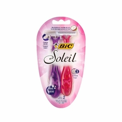 Aparelho Barbeador Bic Soleil Rosa/Roxo 1x2 Bl