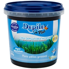 CERA DEPILATÓRIA DEPILE PLUS - ALGAS MARINHAS 600g