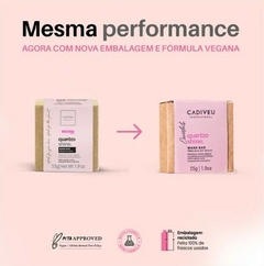 MÁSCARA EM BARRA QUARTZO SHINE DA CADIVEU ESSENTIALS - Amêndoa Cores