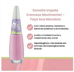 Esmalte Cremoso Rosa Faca Sua Manobra Movimenta Impala - comprar online