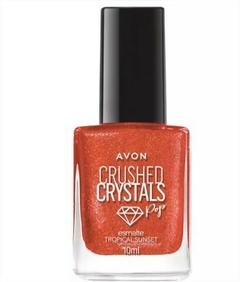 Esmalte AVON Crushed Crystals 10ml - TROPICAL SUNSET B1873