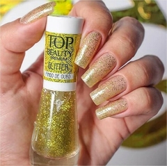 ESMALTE GLITTER PINGO DE OURO TOP BEAUTY