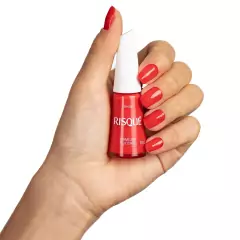 Esmalte Risqué Vermelho Cremoso Vermelho Felicidade 8ml - comprar online