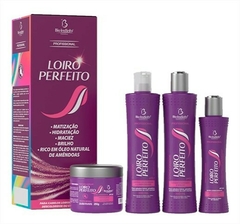 KIT CAPILAR C/4 LOIRO PERFEITO SHAMPOO + CONDICIONADOR + CREME + MASCARA - BIO INSTINTO