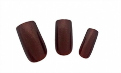 Unhas Postiças Fast & Colors - Marsala Chic Ref.: MK6576 MAKE ONE - comprar online