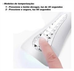 Cabine Lanterna Secagem Unha Gel LED UV Portátil Mini Estufa Secadora de Unhas Gel - comprar online