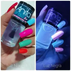 Esmalte Anita Top Coat Efeito Neon 10ml - comprar online